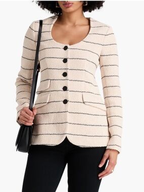 Rag & Bone Roslyn Tweed Striped Blazer
